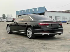 2021 Audi A8L 50 TFSI quattro Luxury, чёрный — фото 7