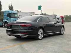 2021 Audi A8L 50 TFSI quattro Luxury, чёрный — фото 9