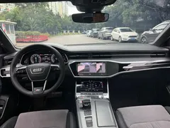 2021 Audi A6L 45 TFSI, чёрный — фото 9