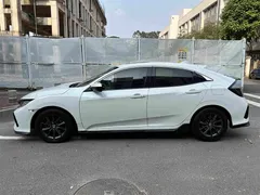 2021 Honda Civic Hatchback 220TURBO CVT, белый — фото 2
