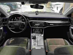 2022 Audi A7L 45 TFSI S-line, чёрный — фото 9