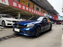 2021 Mercedes-Benz C-Class C 260 L Sport, синий — фото 1