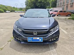 2022 Honda Civic 240Turbo CVT, синий — фото 1
