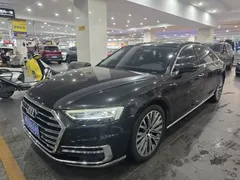 2021 Audi A8L 50 TFSI quattro Comfort, чёрный — фото 2