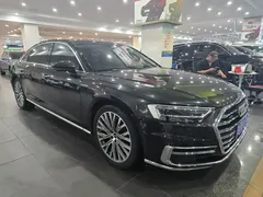 2021 Audi A8L 50 TFSI quattro Comfort, чёрный — фото 5