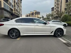 2021 BMW 5 Series 530Li Leading M Sport Package, белый — фото 9