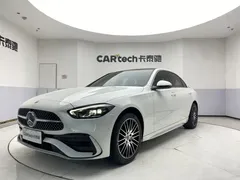 2022 Mercedes-Benz C-Class C 260 L Sport, белый — фото 1