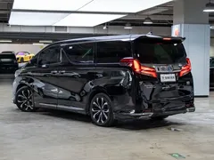 2021 Toyota Alphard Hybrid 2.5L Premium, чёрный — фото 3