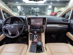 2021 Toyota Alphard Hybrid 2.5L Premium, чёрный — фото 4