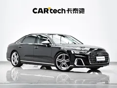 2023 Audi A8L 50 TFSI quattro Select, чёрный — фото 4