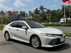 2019 Toyota Camry 2.5G Luxury, белый — фото 3