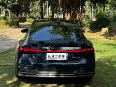 2022 Audi A7 45 TFSI, чёрный — фото 7