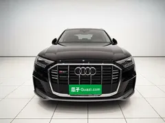 2022 Audi Q7 55 TFSI quattro S line Sport, чёрный — фото 2