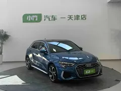 2021 Audi A3 Sportback 35 TFSI Luxury Sport, синий — фото 2