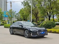 2021 Audi A6L 45 TFSI quattro Select Sport, чёрный — фото 1