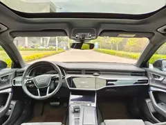 2021 Audi A6L 45 TFSI quattro Select Sport, чёрный — фото 3