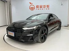 2022 Audi A7L 45 TFSI quattro S-line, чёрный — фото 1