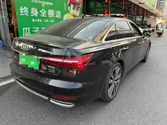 2021 Audi A6L 55 TFSI quattro Flagship, чёрный — фото 2