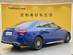 2022 Mercedes-Benz C-Class C 260 L Sport, синий — фото 4