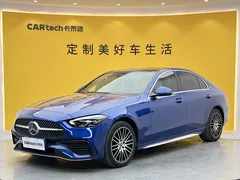2022 Mercedes-Benz C-Class C 260 L Sport, синий — фото 12