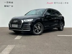 2020 Audi Q5L 40 TFSI Fashion, чёрный — фото 1