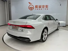 2024 Audi A7L 45 TFSI quattro S-line, белый — фото 5