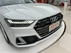 2024 Audi A7L 45 TFSI quattro S-line, белый — фото 7
