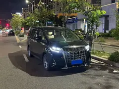 2021 Toyota Alphard Hybrid 2.5L Luxury, чёрный — фото 3