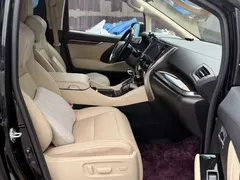 2021 Toyota Alphard Hybrid 2.5L Luxury, чёрный — фото 4