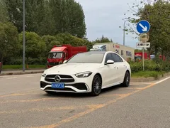 2022 Mercedes-Benz C-Class C 260 L Sport, белый — фото 1