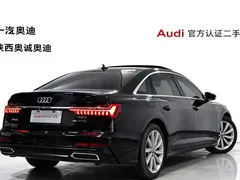 2021 Audi A6L 45 TFSI Sport, чёрный — фото 3