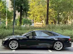 2022 Audi A7L 55 TFSI quattro S-line Zhiyuan Black Package, чёрный — фото 2