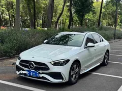 2022 Mercedes-Benz C-Class C 200 L Sport, белый — фото 1