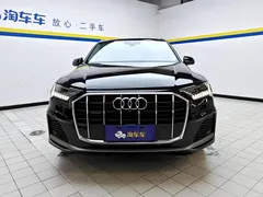 2021 Audi Q7 55 TFSI quattro S line Sport, чёрный — фото 2