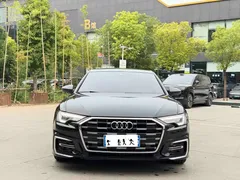 2022 Audi A6L 45 TFSI quattro Select Sport, чёрный — фото 2
