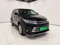 2021 Toyota Highlander 2.0T 4WD Luxury 7, чёрный — фото 3