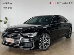 2021 Audi A6L 45 TFSI quattro Select Sport, чёрный — фото 1