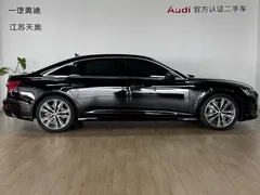 2021 Audi A6L 45 TFSI quattro Select Sport, чёрный — фото 3