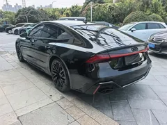 2021 Audi A7 45 TFSI, чёрный — фото 5