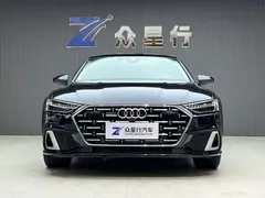 2022 Audi A7L 45 TFSI quattro S-line, чёрный — фото 2