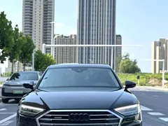 2022 Audi A8L 50 TFSI quattro Comfort Collector's Edition, чёрный — фото 2
