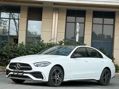 2023 Mercedes-Benz C-Class C 260 L Night Sport, белый — фото 1