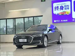 2021 Audi A8L 50 TFSI quattro Comfort, чёрный — фото 1