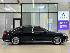 2021 Audi A8L 50 TFSI quattro Comfort, чёрный — фото 16