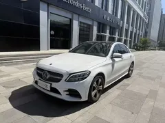 2021 Mercedes-Benz C-Class C 260 L Sport, белый — фото 1