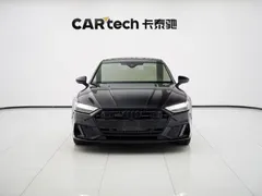 2022 Audi A7L 45 TFSI quattro S-line Black Package, чёрный — фото 2