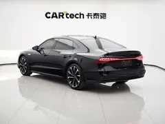 2022 Audi A7L 45 TFSI quattro S-line Black Package, чёрный — фото 16