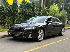2024 Audi A7L 45 TFSI quattro S-line, чёрный — фото 1