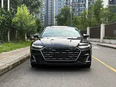 2024 Audi A7L 45 TFSI quattro S-line, чёрный — фото 2