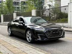 2024 Audi A7L 45 TFSI quattro S-line, чёрный — фото 3